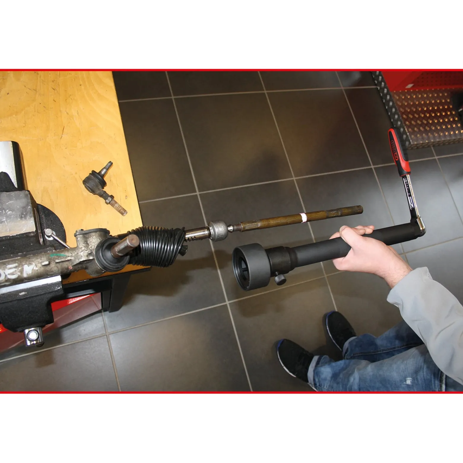 KS TOOLS Axialgelenk-Spezialschlüssel-Satz 4tlg. - 150.1125