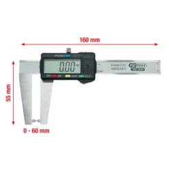 KS TOOLS Digital-Bremsscheiben-Messschieber 0-60 mm 160 mm - 300.0540