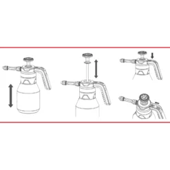 KS TOOLS Druck-Pump-Schaum-Sprüher (Schäumer), 1,5 l - 150.8271