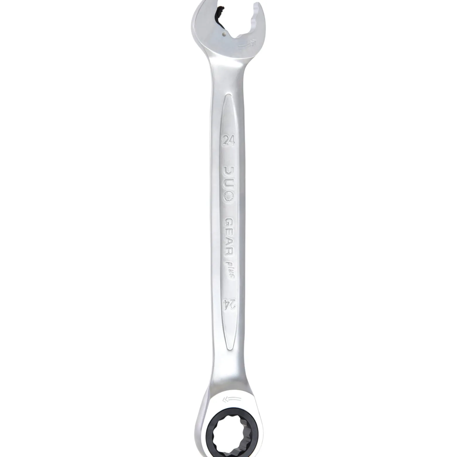 KS TOOLS DUO GEARplus Ringmaulschlüssel Maul-Ratschenfunktion 24 mm - 503.5224