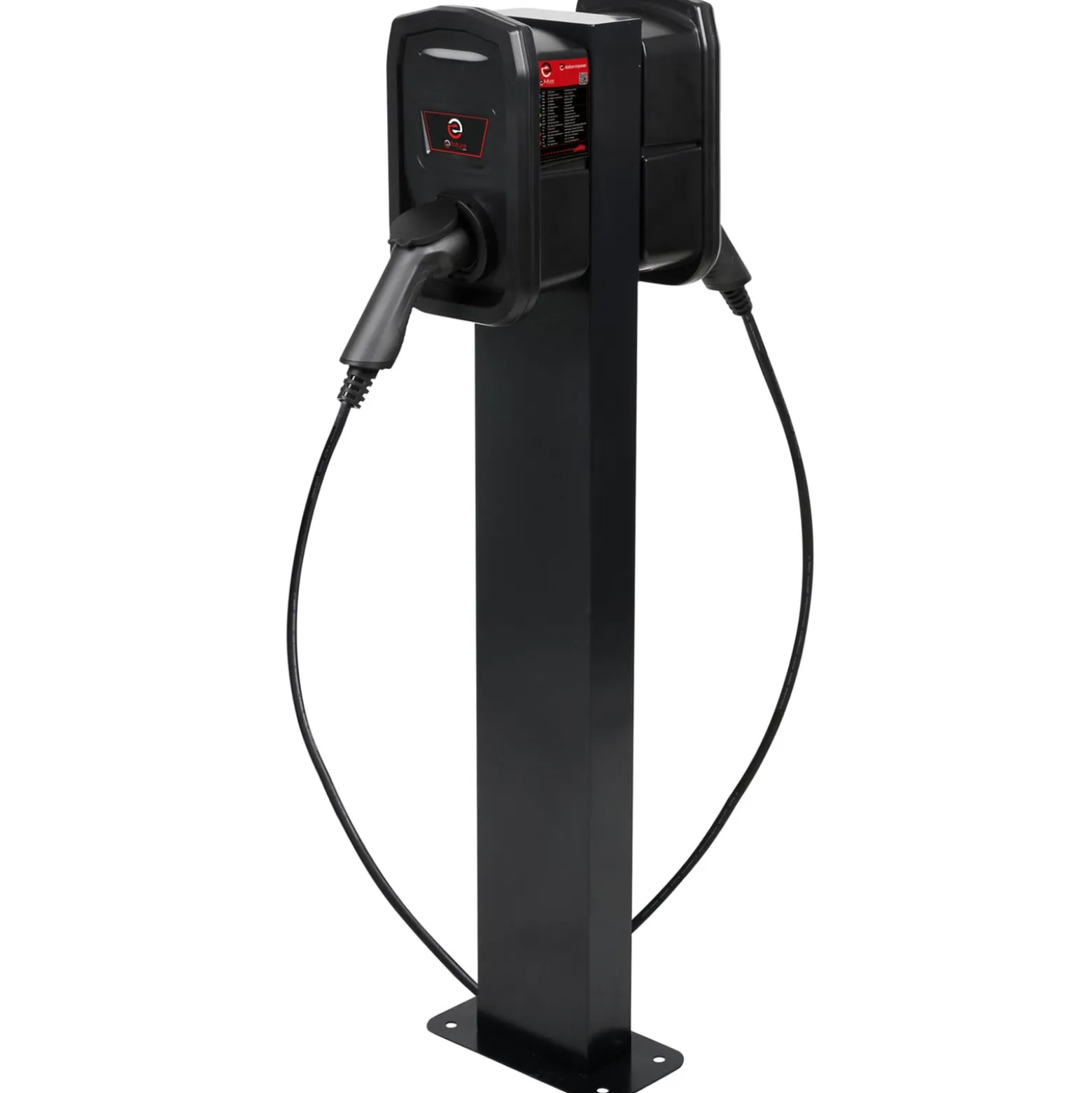 KS TOOLS efuturo Standsäule für zwei Wallboxen grau- 117.7922