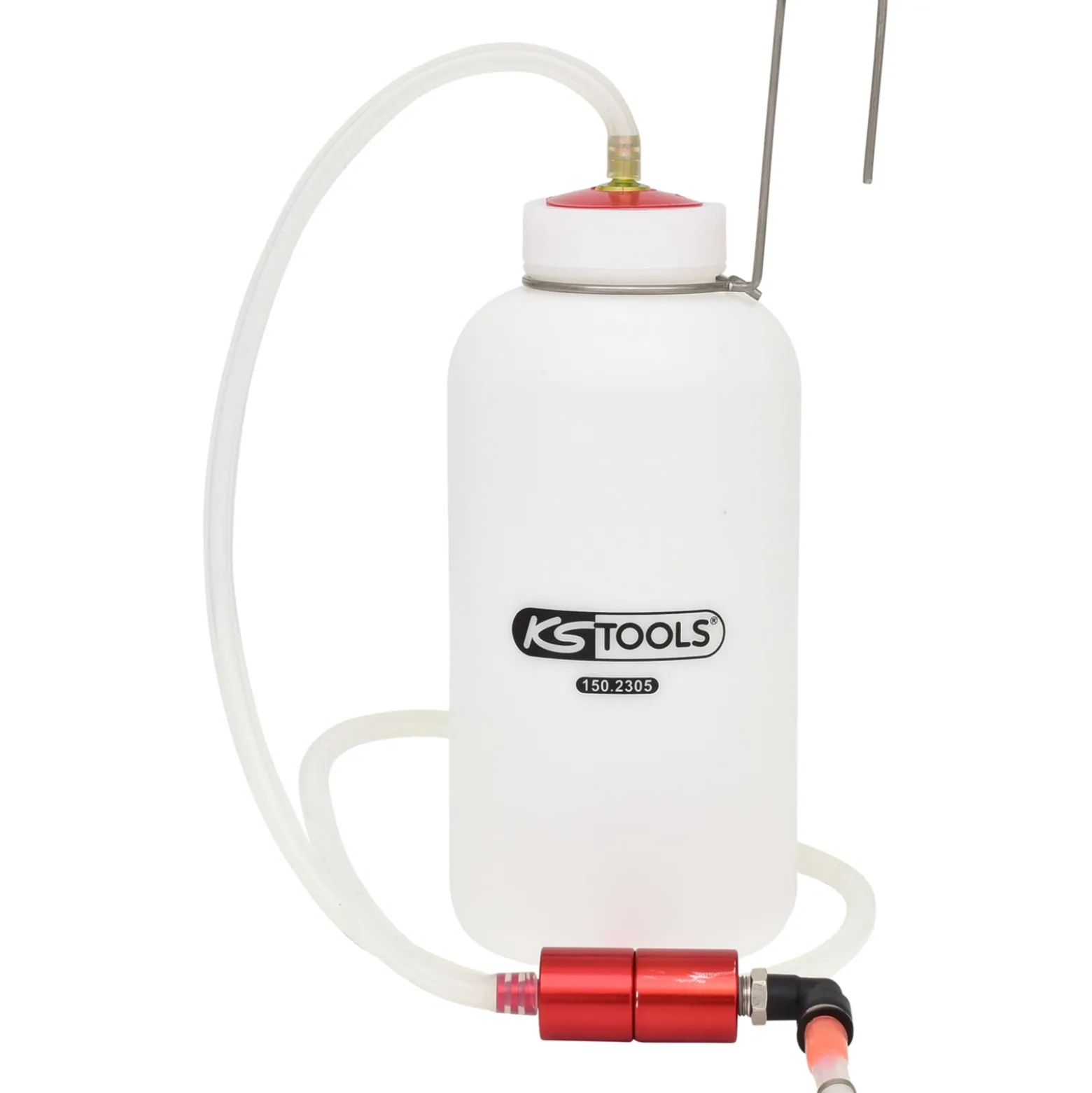 KS TOOLS Ein-Mann-Bremsenentfüfter mit Auffangflasche - 150.2305
