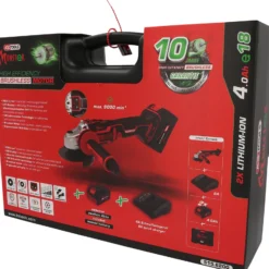 KS TOOLS eMONSTER Brushless-Akku-Winkelschleifer-Satz 4tlg. - 515.6200