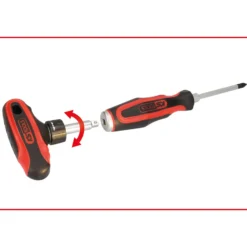 KS TOOLS ERGOTORQUEmax Schlagkappen-Schraubendreher-Satz 13tlg. - 151.1150