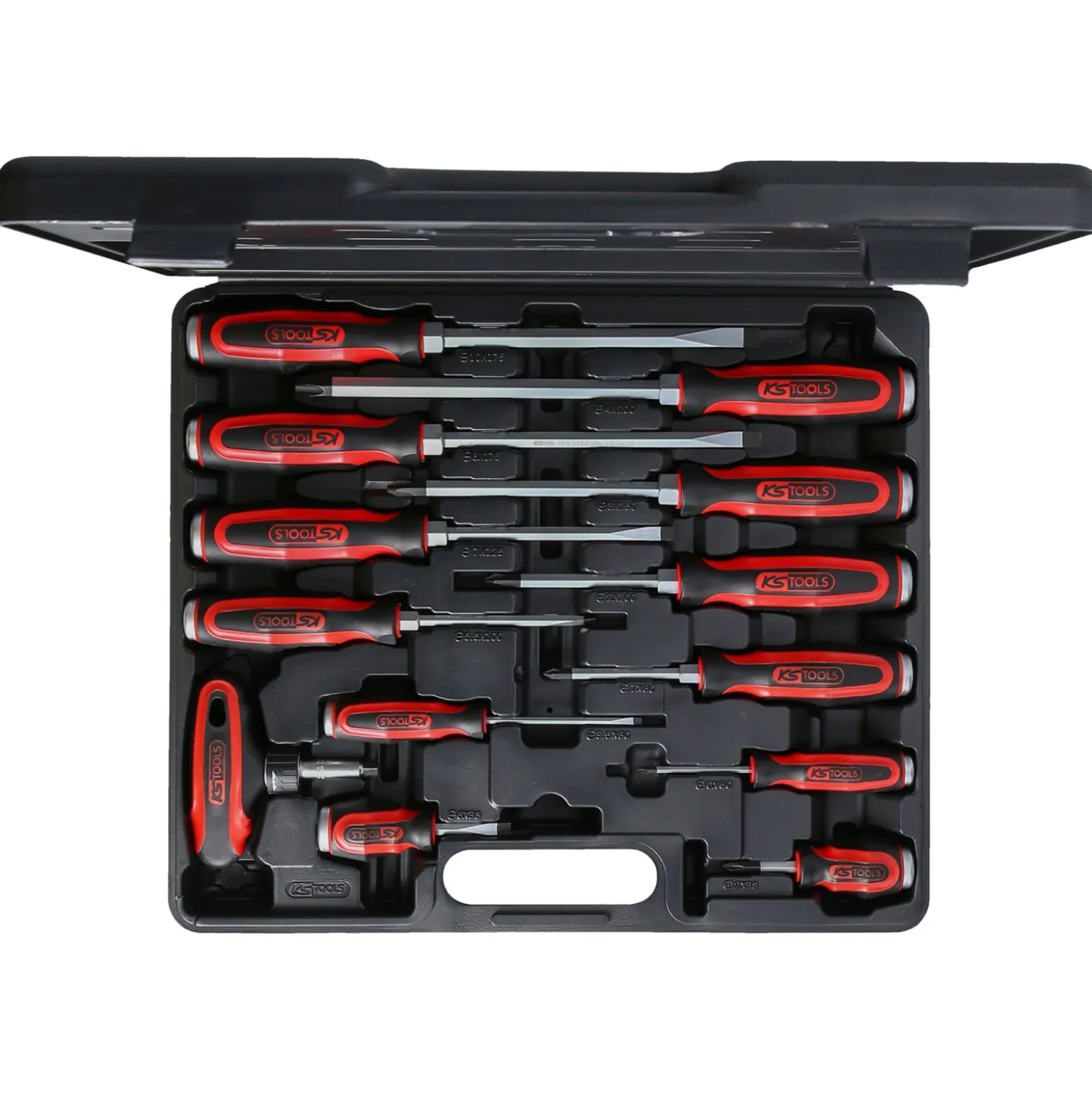KS TOOLS ERGOTORQUEmax Schlagkappen-Schraubendreher-Satz 13tlg. - 151.1150