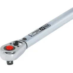 KS TOOLS 1/2" ERGOTORQUEprecision Ratschen-Drehmomentschlüssel 40 - 200 Nm rot - 516.6542