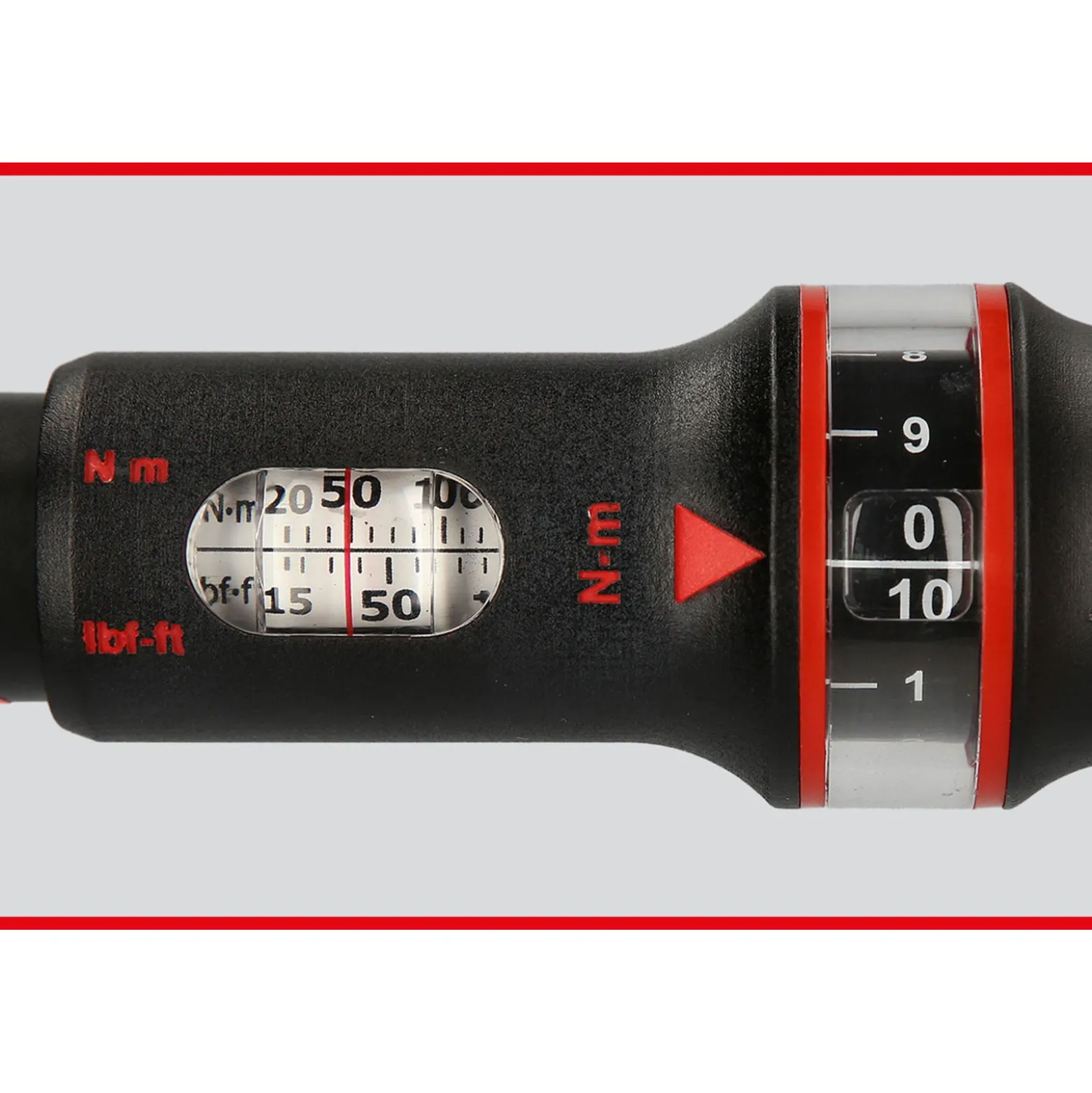 KS TOOLS 1/2" ERGOTORQUEprecision Ratschen-Drehmomentschlüssel 20 - 100 Nm - 516.1532