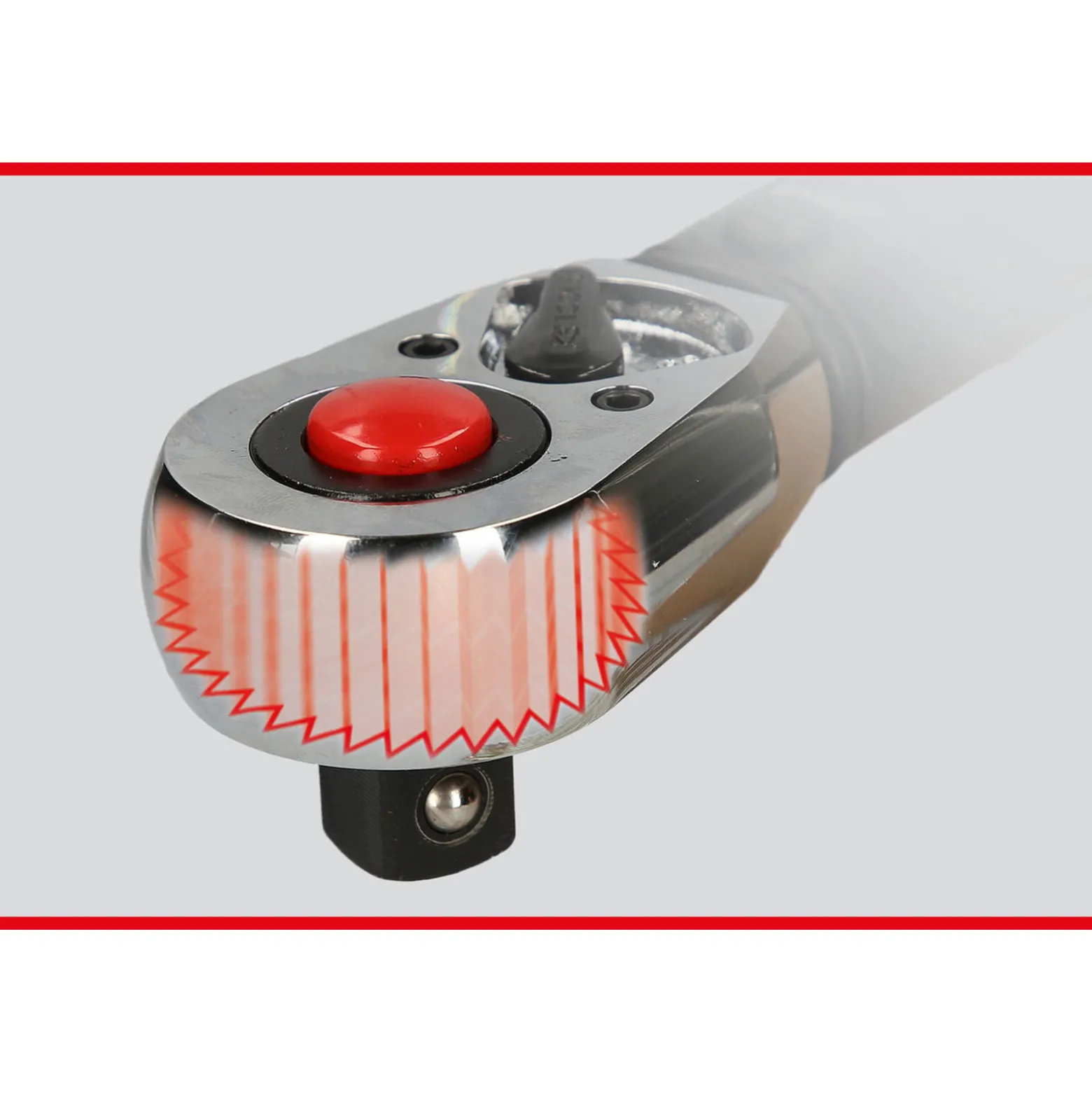 KS TOOLS 1/2" ERGOTORQUEprecision Ratschen-Drehmomentschlüssel 20 - 100 Nm - 516.1532