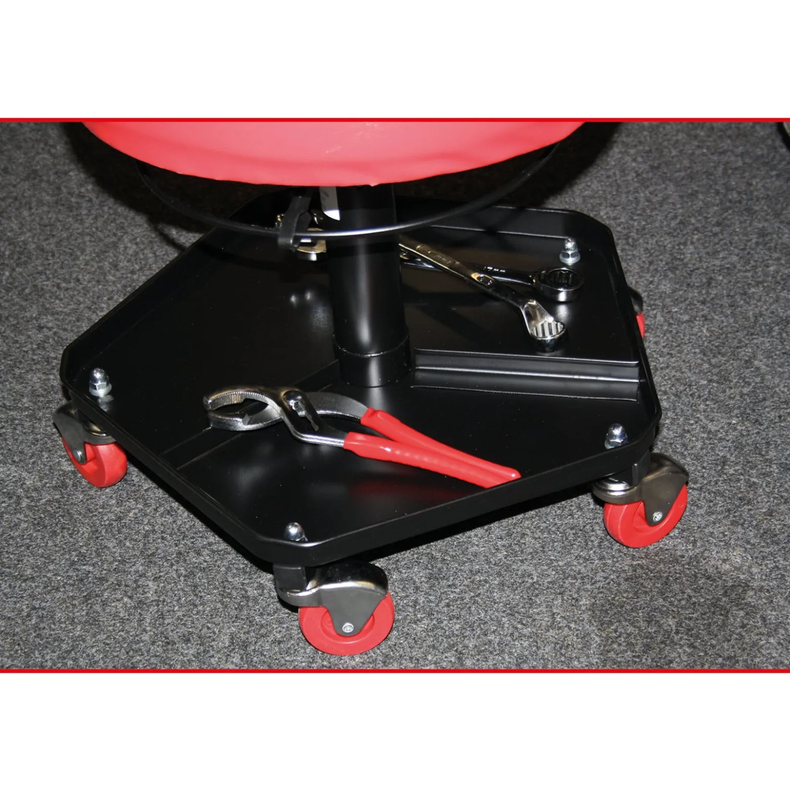 KS TOOLS Fahrbarer und höhenverstellbarer Hocker - 500.8030