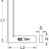 KS TOOLS Flachwinkel nach DIN 875/1 150 mm - 300.0201