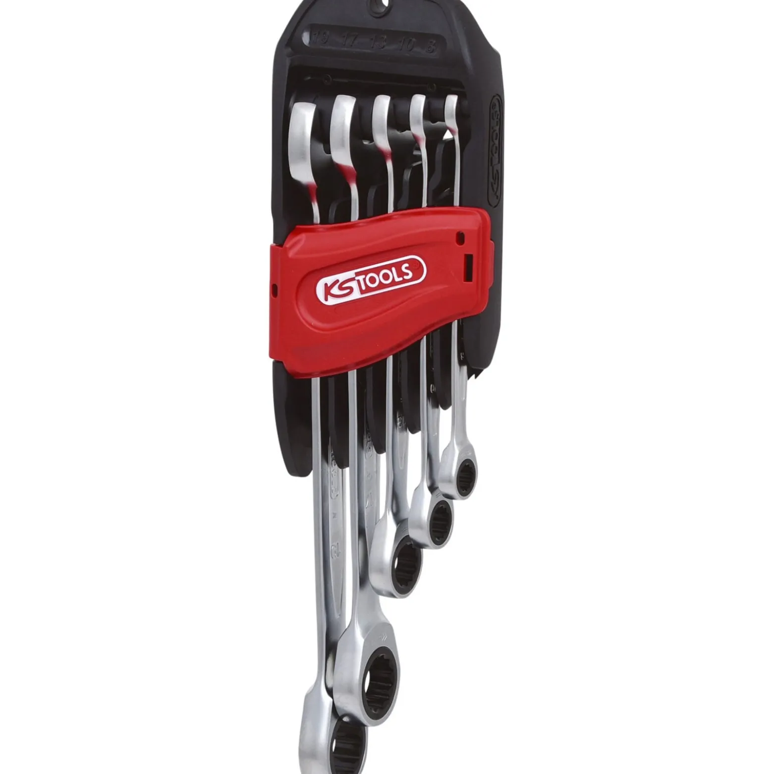 KS TOOLS GEARplus Ratschenringmaulschlüssel-Satz 5tlg. 8-19 mm - 503.4255
