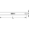 KS TOOLS Halbflexibler Stahlmaßstab 1500 mm - 300.0117