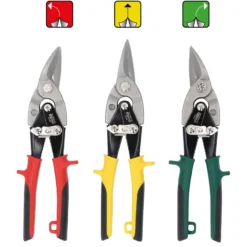 KS TOOLS Hebel-Blechdurchgangsscheren-Satz 3tlg. - 118.0050