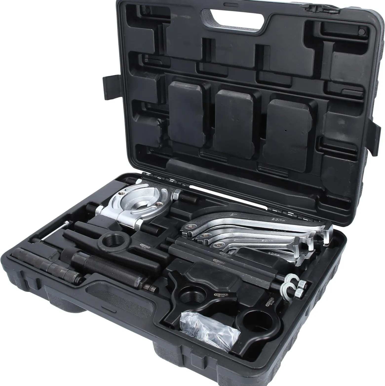 KS TOOLS Hydraulischer Abziehersatz 2-armig und 3-armig 22tlg. - 700.1200