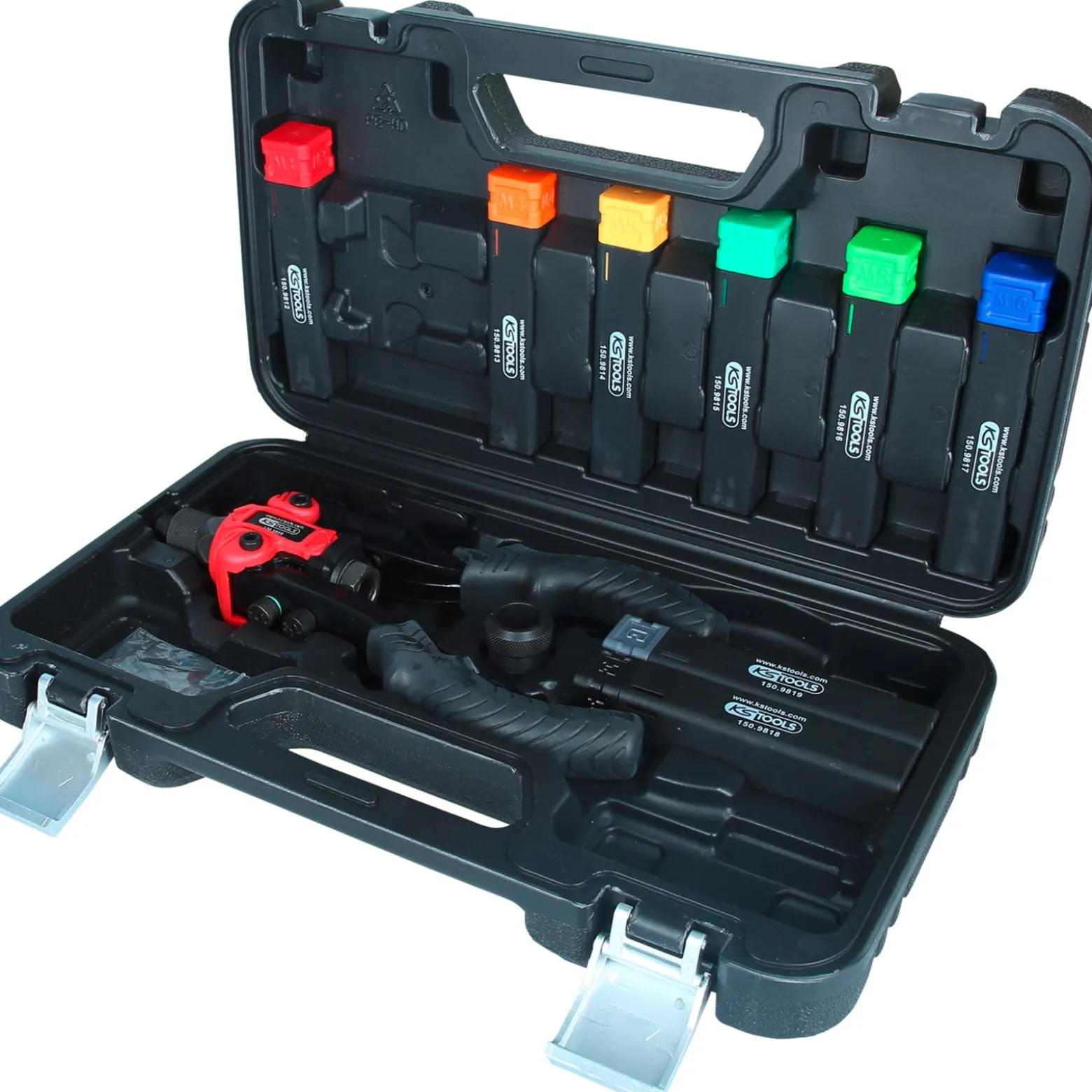 KS TOOLS 3 in 1 Nietzangen-Satz 15tlg.. - 150.9805
