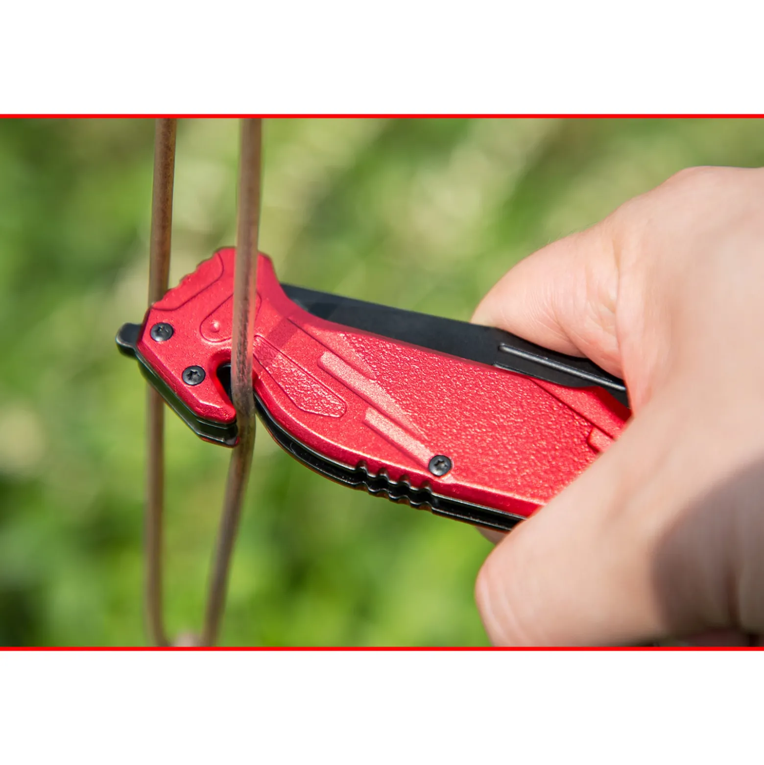 KS TOOLS Klappmesser mit Arretierung und Gurtschneider - 907.2220