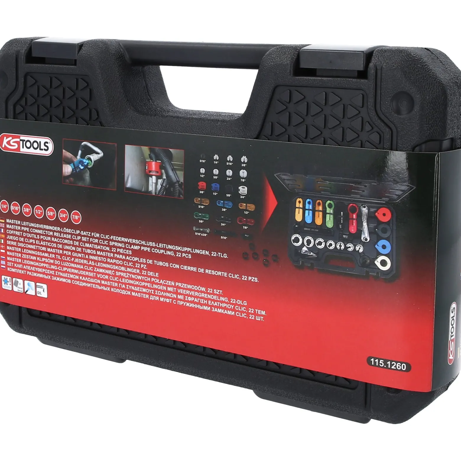 KS TOOLS Leitungsverbinder-Entrieglungs-Satz 22tlg. - 115.1260
