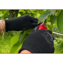 KS TOOLS Mikro-Feinstrickhandschuhe-schwarz 7 12 Paar - 310.0490