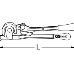 KS TOOLS Mini-Rohrbieger Ø 6+8+10 mm - 120.1000