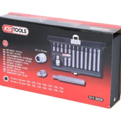 KS TOOLS 10 mm Bit-Satz 15tlg. Torx - 911.5020