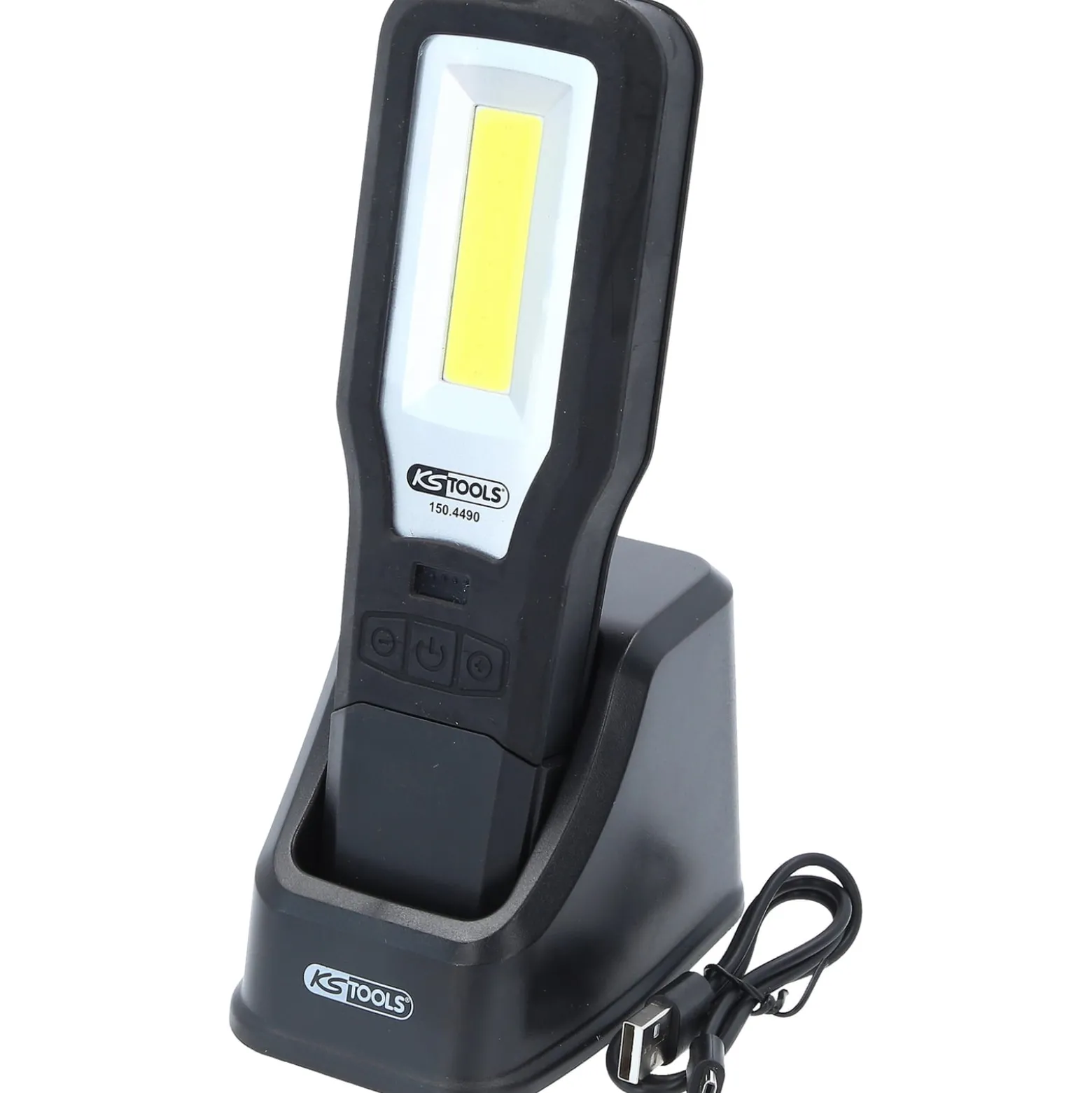 KS TOOLS Mobile Werkstatt-Handlampe knickbar 550 Lumen - 150.4490