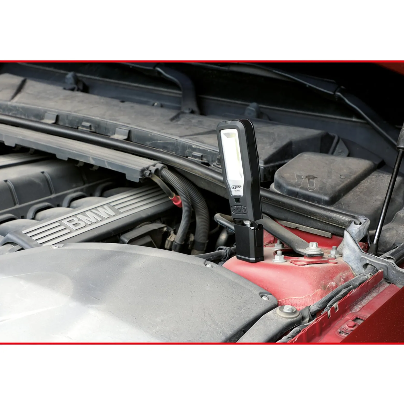 KS TOOLS Mobile Werkstatt-Handlampe knickbar 550 Lumen - 150.4490