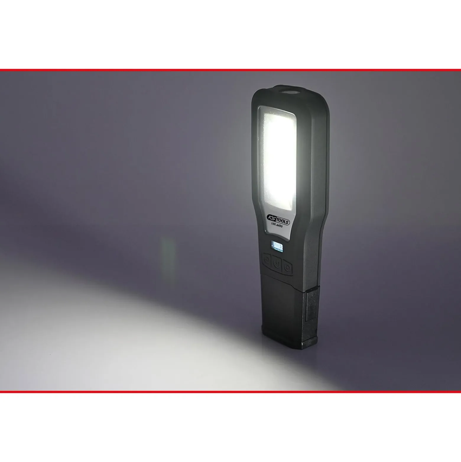 KS TOOLS Mobile Werkstatt-Handlampe knickbar 550 Lumen - 150.4490