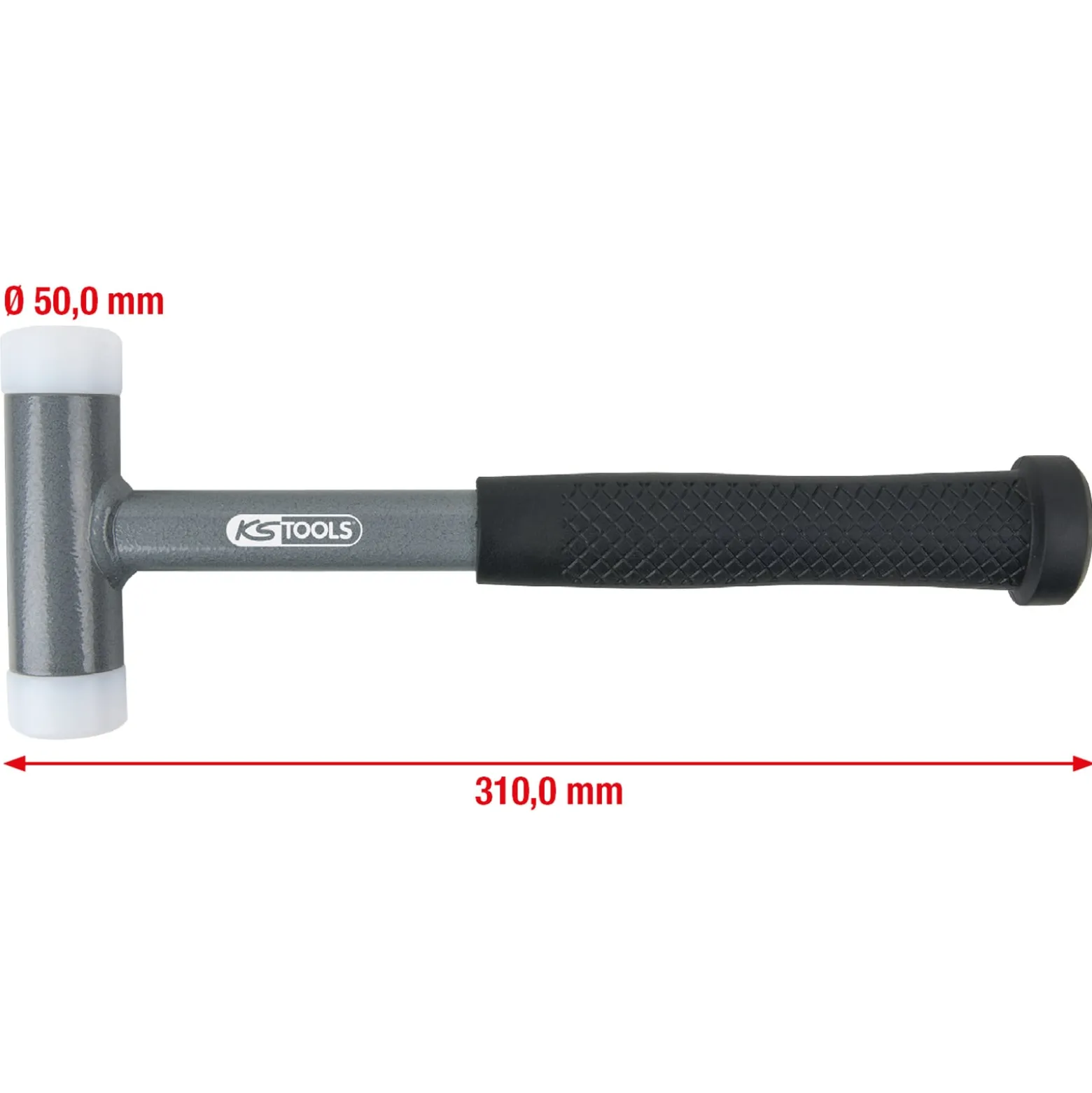 KS TOOLS Rückschlagfreier Schonhammer 1110g - 140.5275