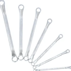 KS TOOLS RESCUEpower Doppel-Ringschlüssel-Satz gekröpft 7tlg. 6-19 mm - 517.1555