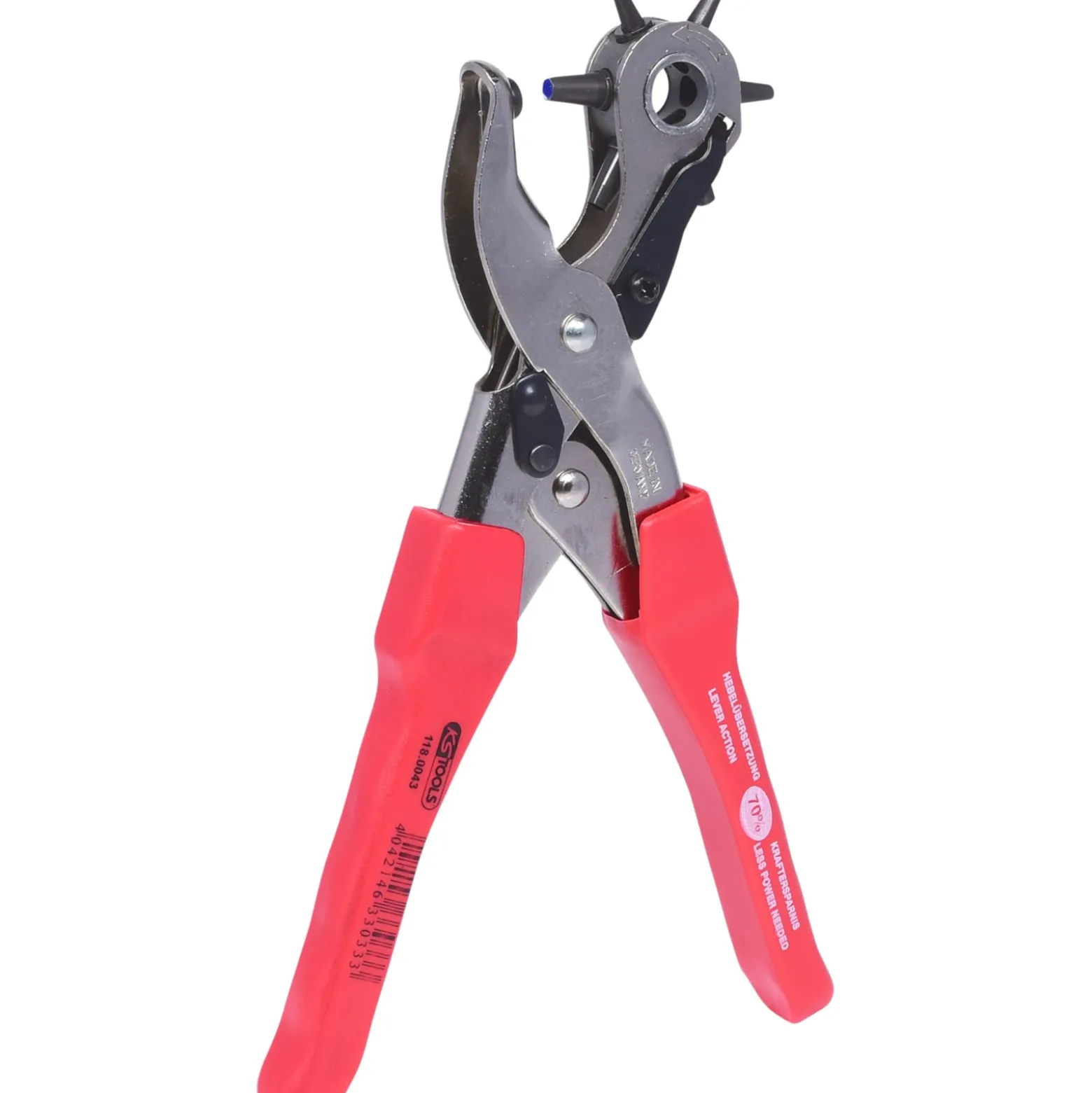 KS TOOLS Revolverlochzange hebelübersetzt 250 mm - 118.0043