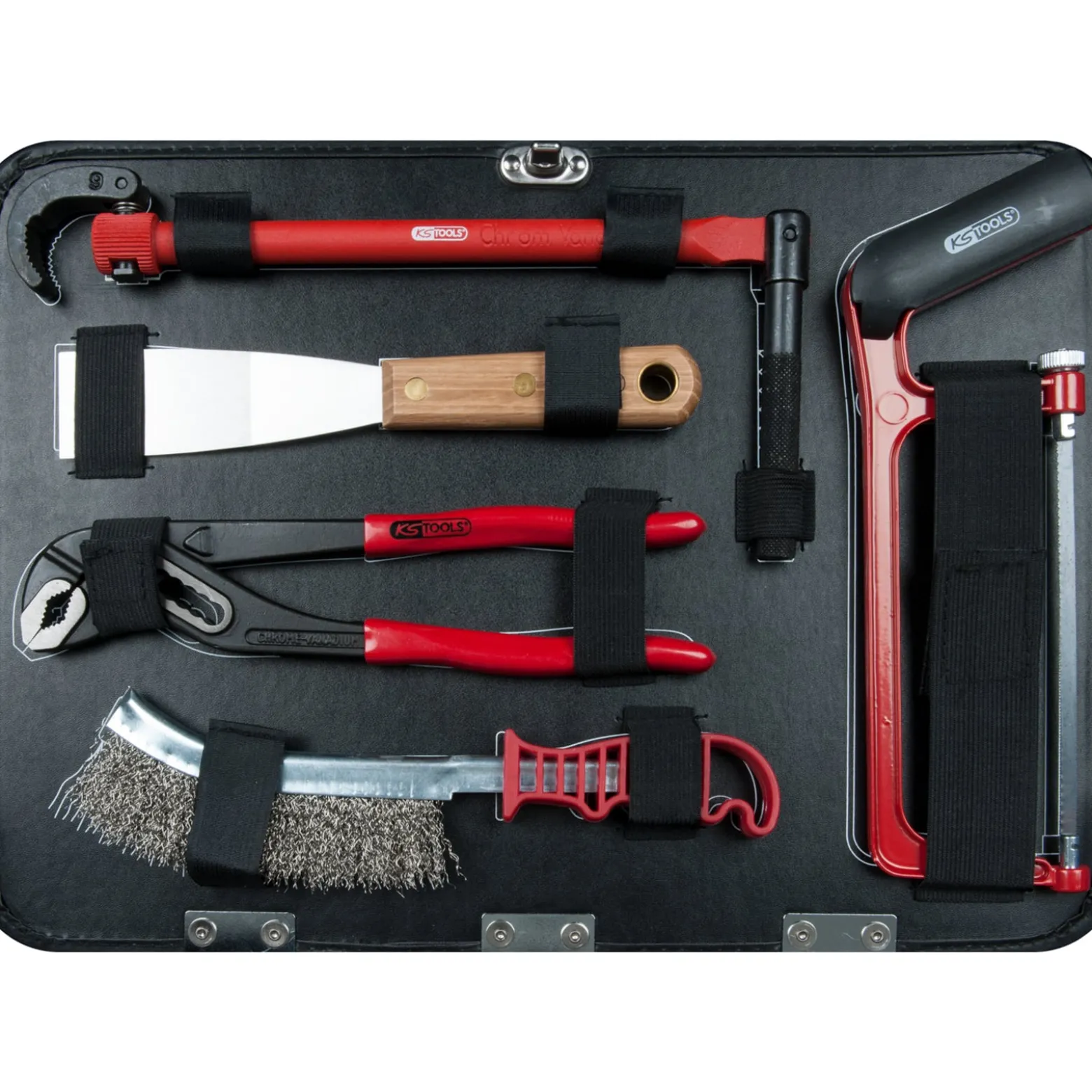 KS TOOLS 1/4"+1/2" Sanitär-Werkzeugkoffer 95tlg. - 911.0695