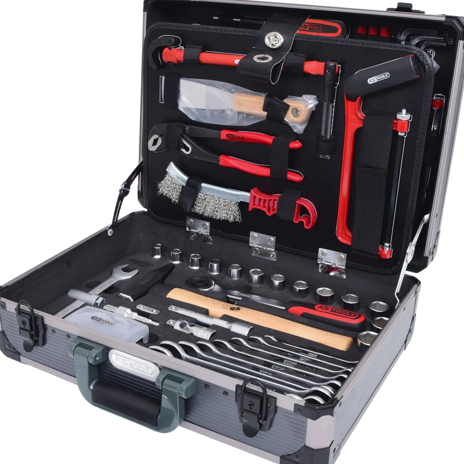KS TOOLS 1/4"+1/2" Sanitär-Werkzeugkoffer 95tlg. - 911.0695