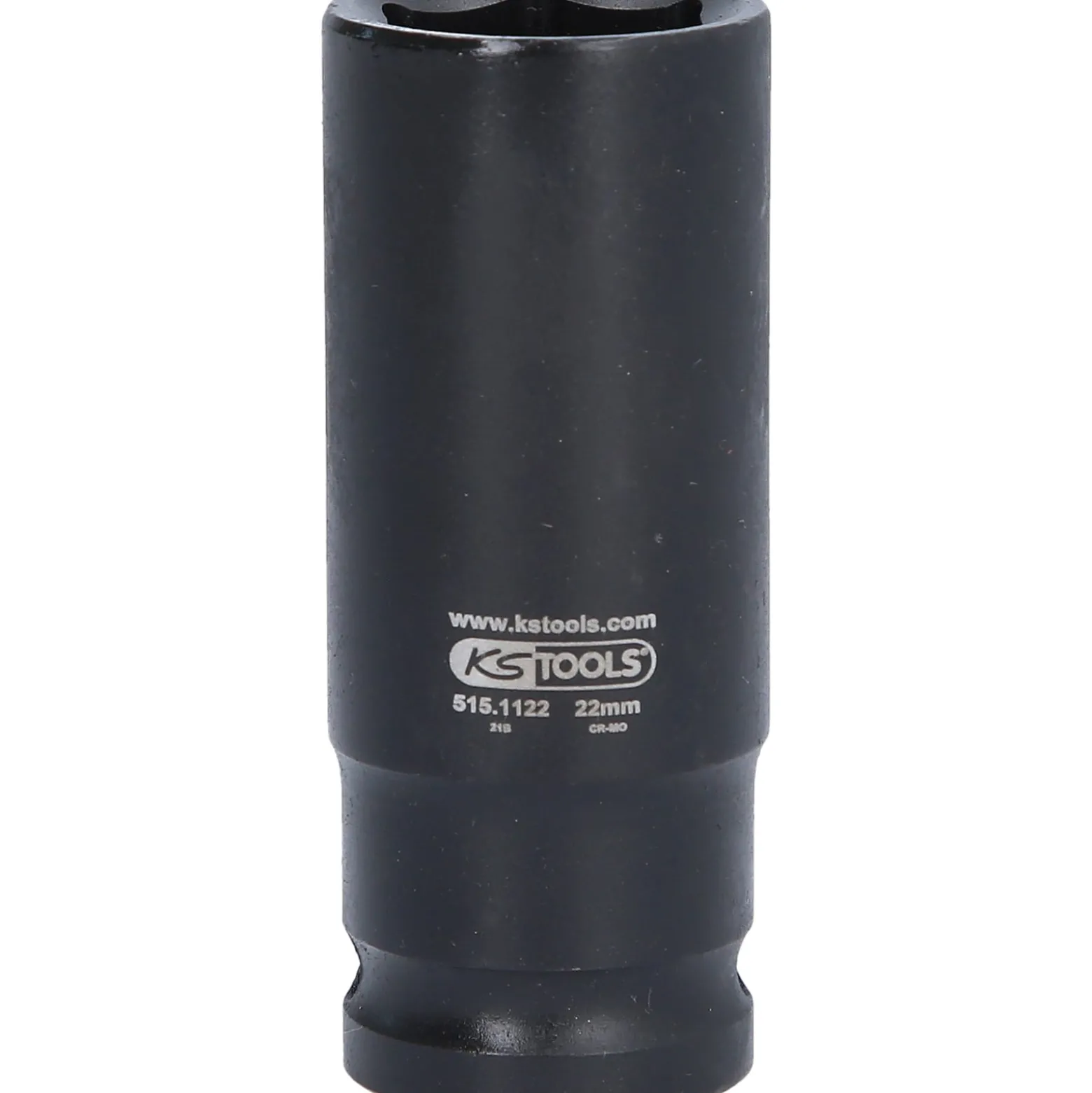 KS TOOLS 1/2" Sechskant-Kraft-Stecknuss lang 22 mm - 515.1122