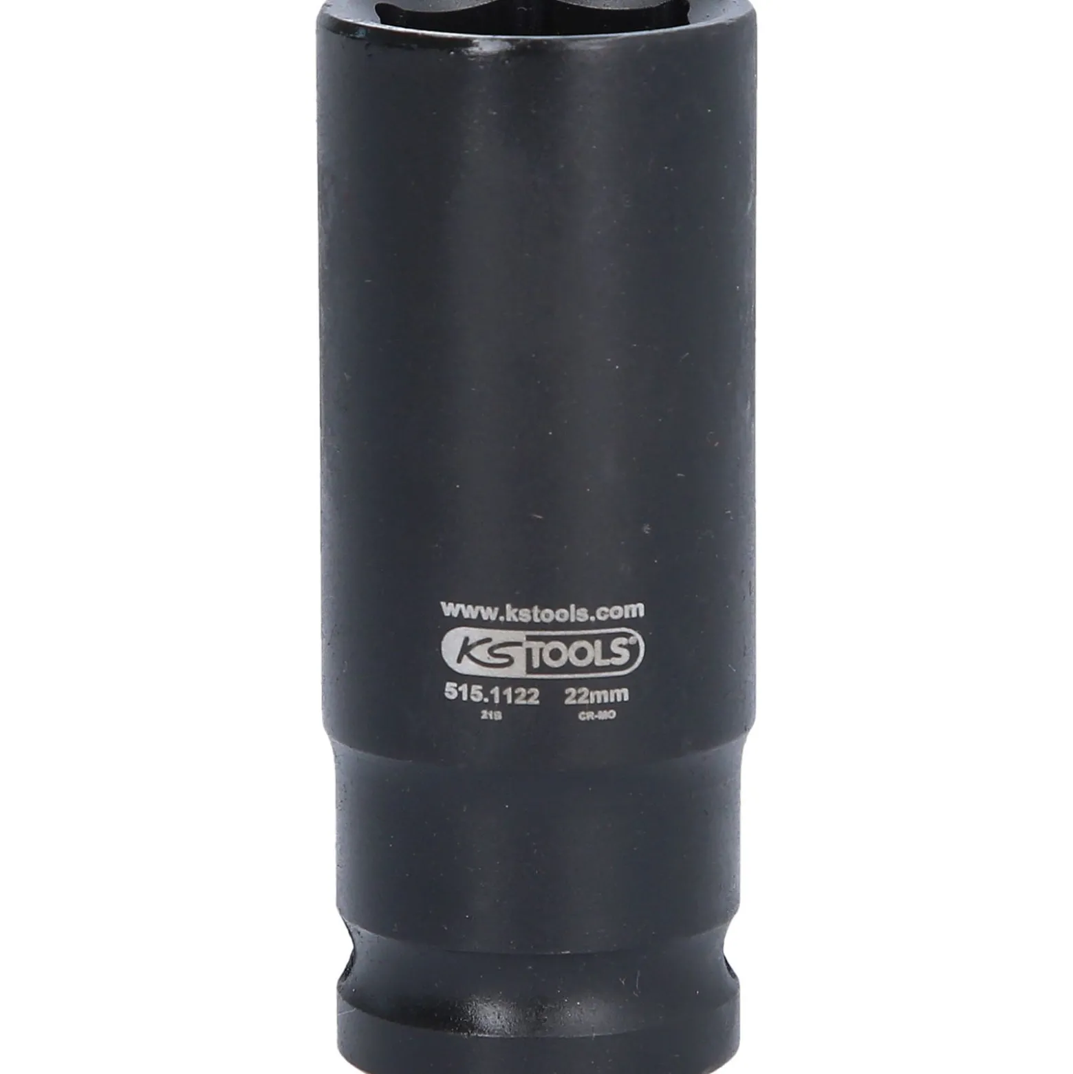 KS TOOLS 1/2" Sechskant-Kraft-Stecknuss lang 22 mm - 515.1122