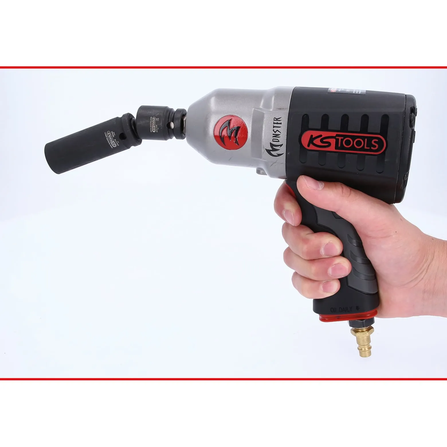 KS TOOLS 1/2" Sechskant-Kraft-Stecknuss-Satz 40tlg. - 515.0065