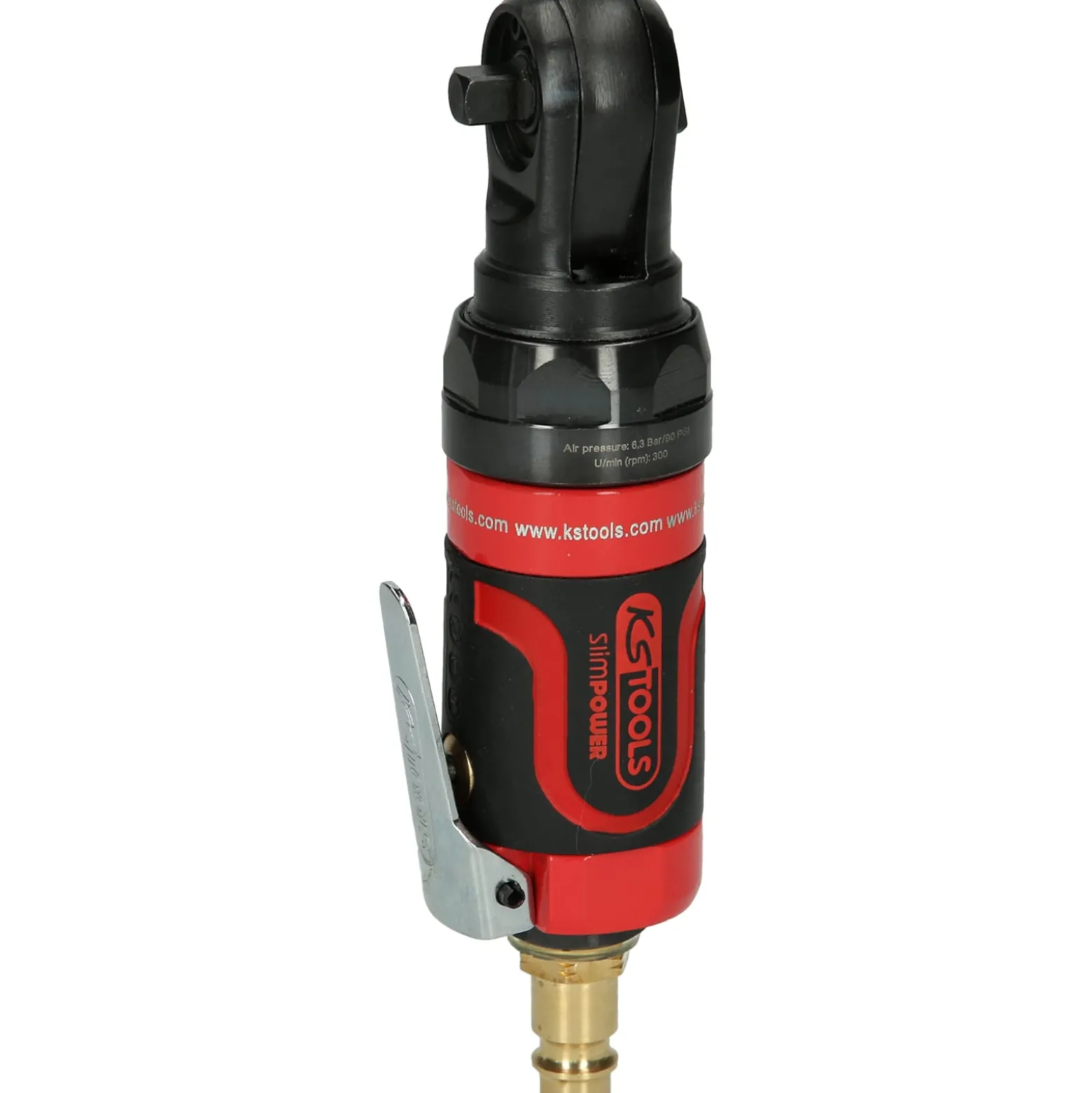 KS TOOLS 1/4" SlimPOWER Mini-Druckluft-Umschaltratsche 30 Nm - 515.5505