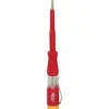 KS TOOLS Spannungsprüfer mit Schutzisolierung 100-500 V 140 mm - 911.2176