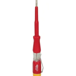 KS TOOLS Spannungsprüfer mit Schutzisolierung 100-500 V 140 mm - 911.2176
