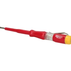 KS TOOLS Spannungsprüfer mit Schutzisolierung 100-500 V 140 mm - 911.2176