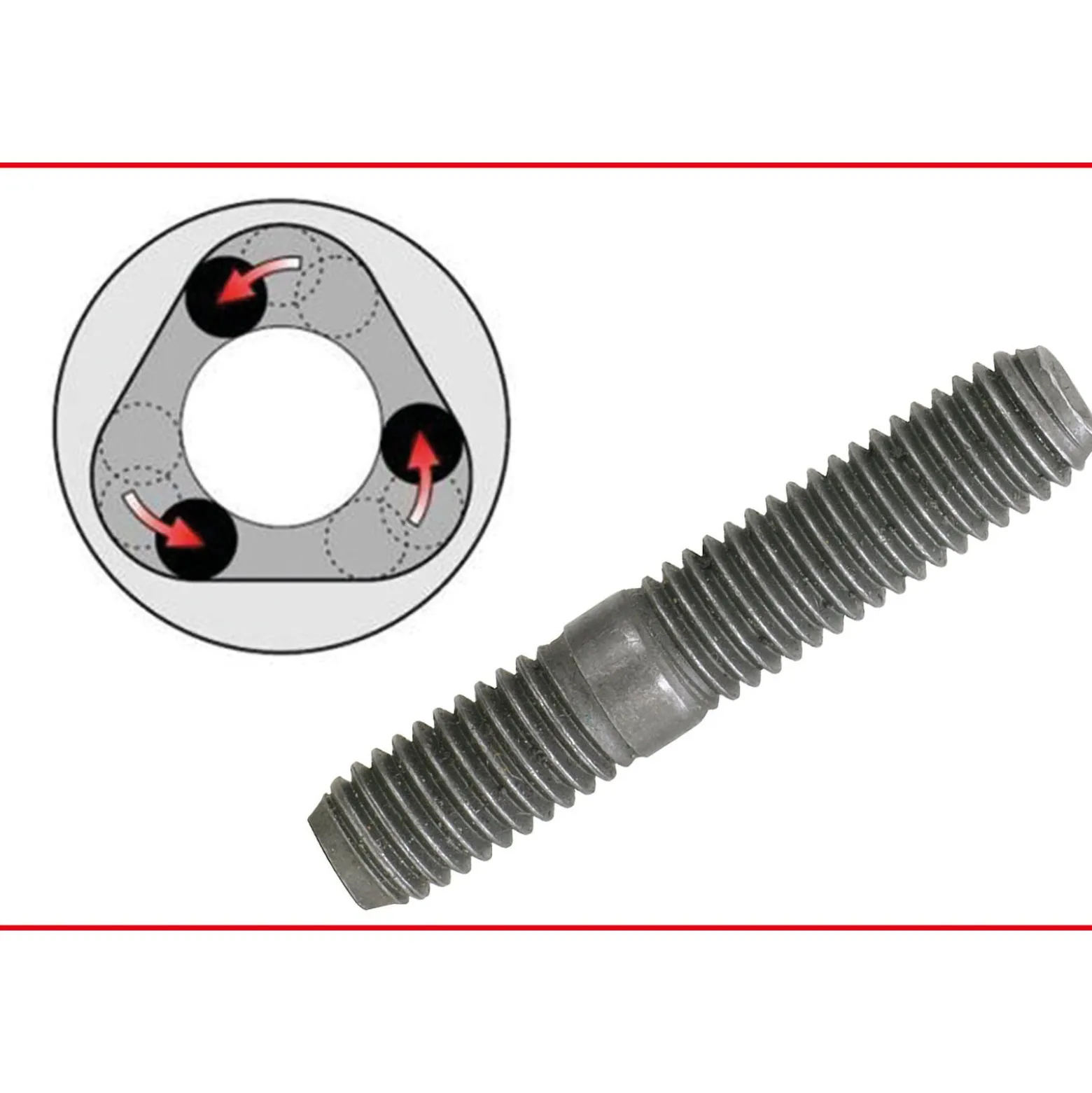 KS TOOLS Stehbolzen-Ausdreher M24 - 152.1004