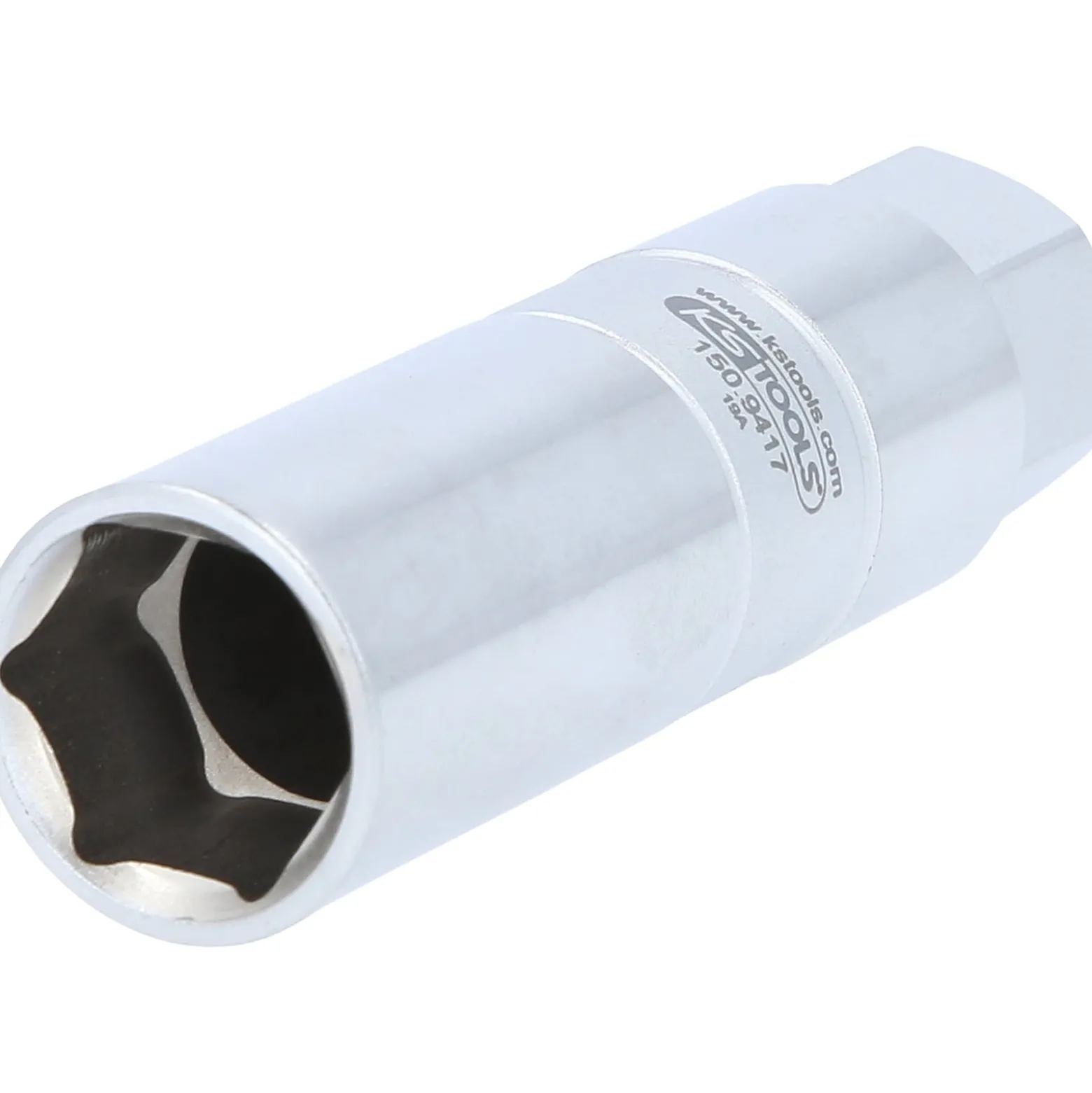 KS TOOLS Stoßdämpfer-Außensechskant-Gegenhalter-Stecknuss 17 mm - 150.9417