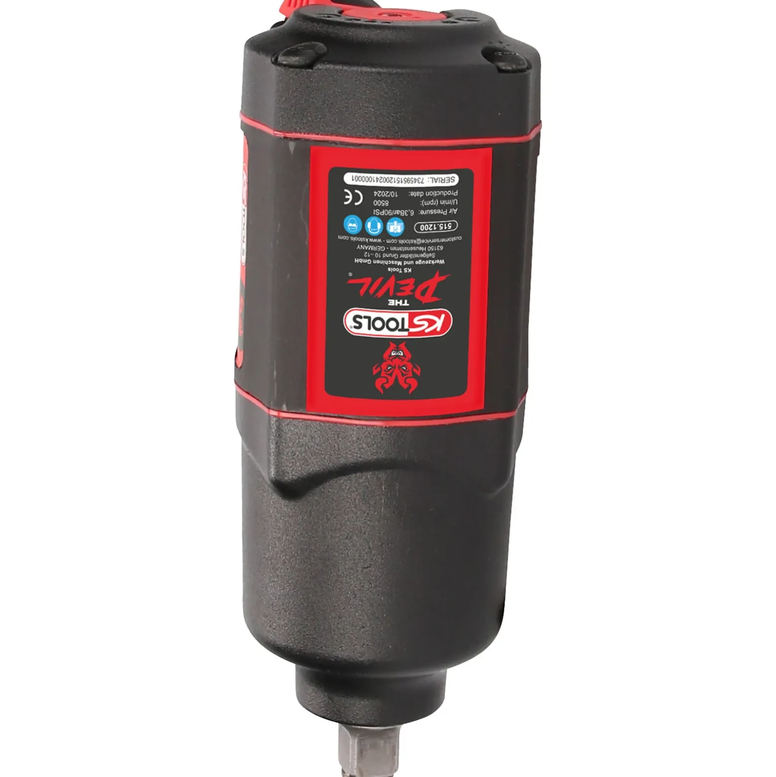 KS TOOLS 1/2" The Devil Hochleistungs-Druckluft-Schlagschrauber 1.600 Nm - 515.1200