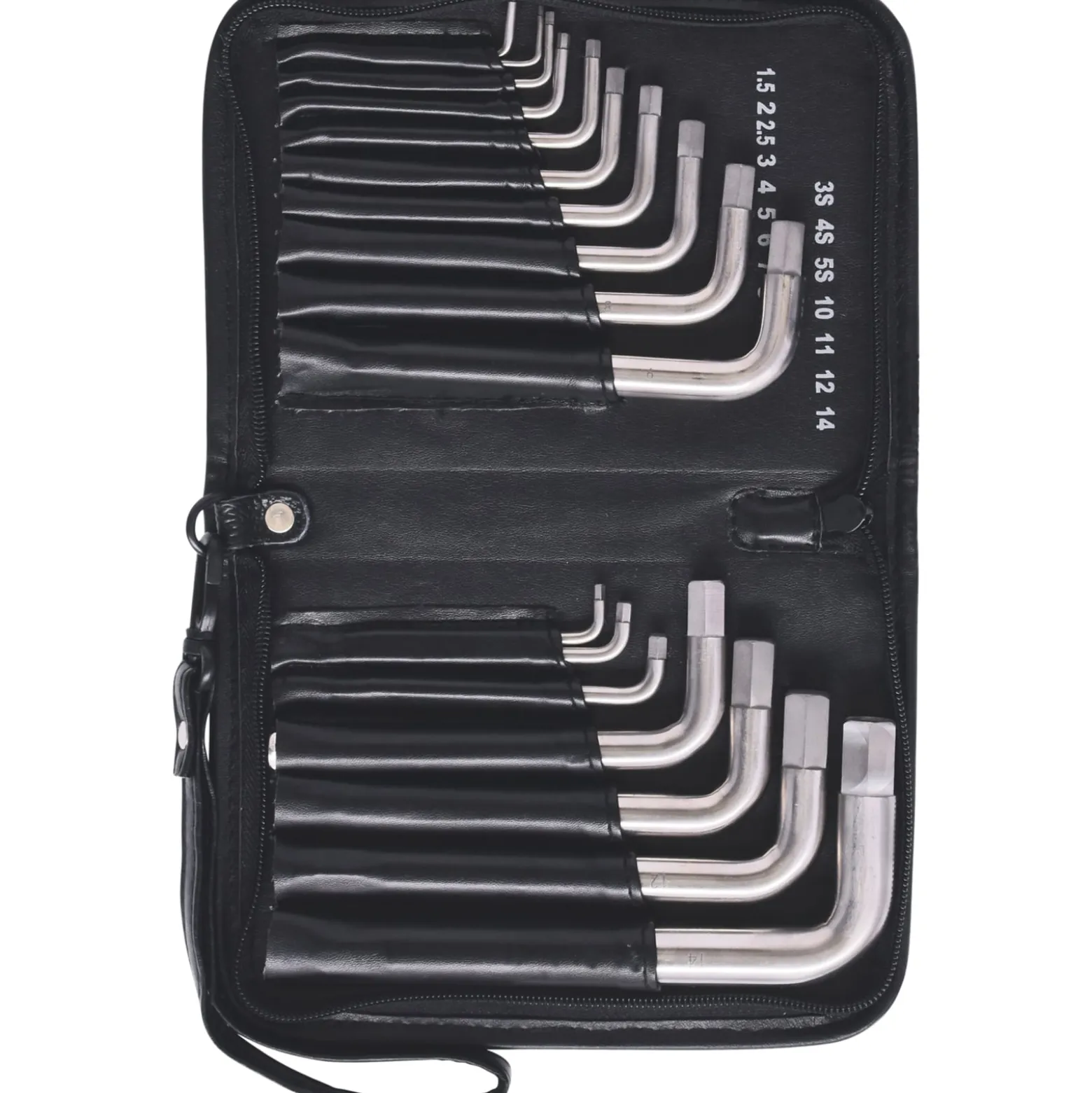 KS TOOLS TITANplus Winkelstiftschlüssel-Satz Innensechskant 17tlg. - 965.2004
