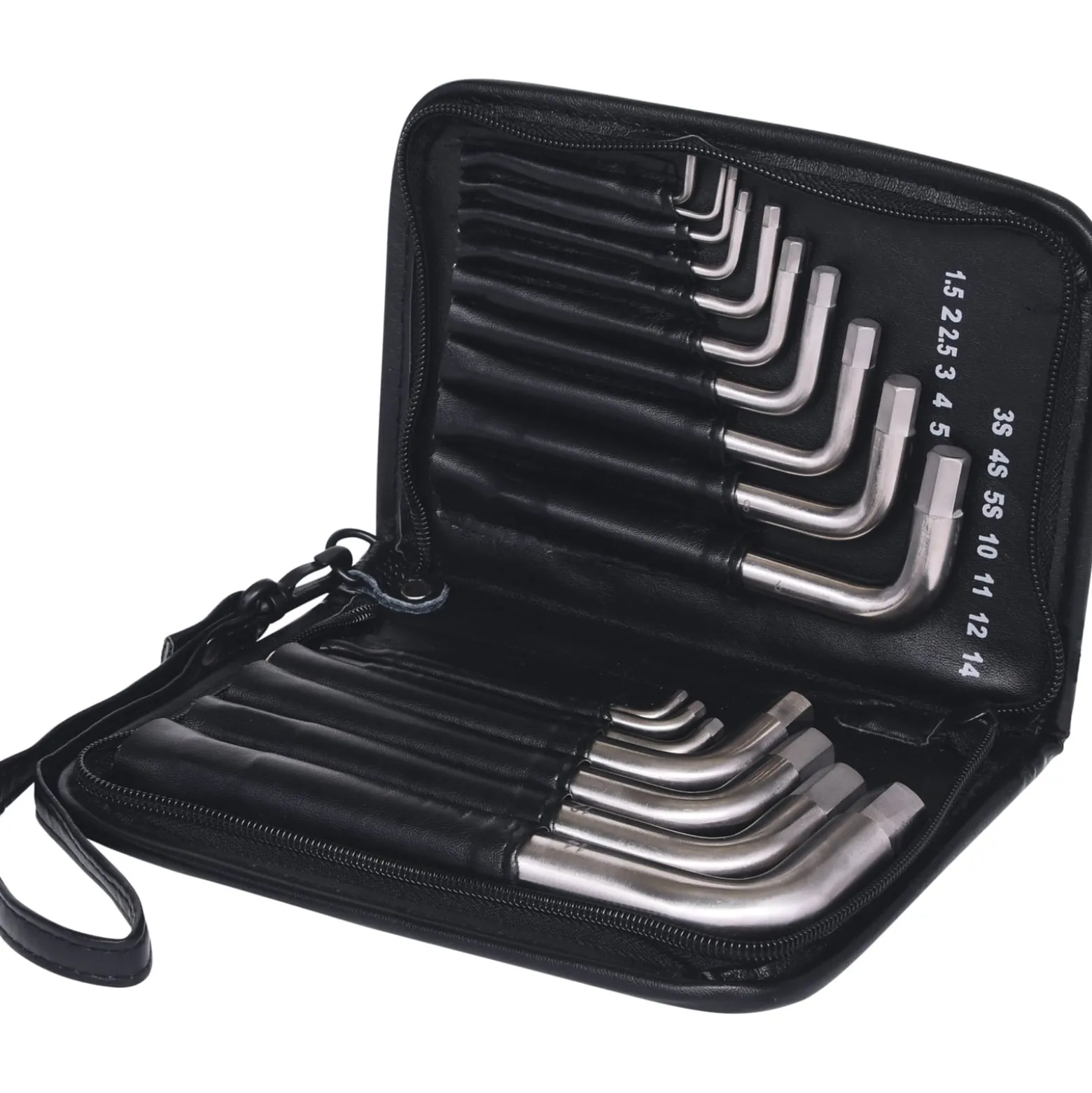 KS TOOLS TITANplus Winkelstiftschlüssel-Satz Innensechskant 17tlg. - 965.2004