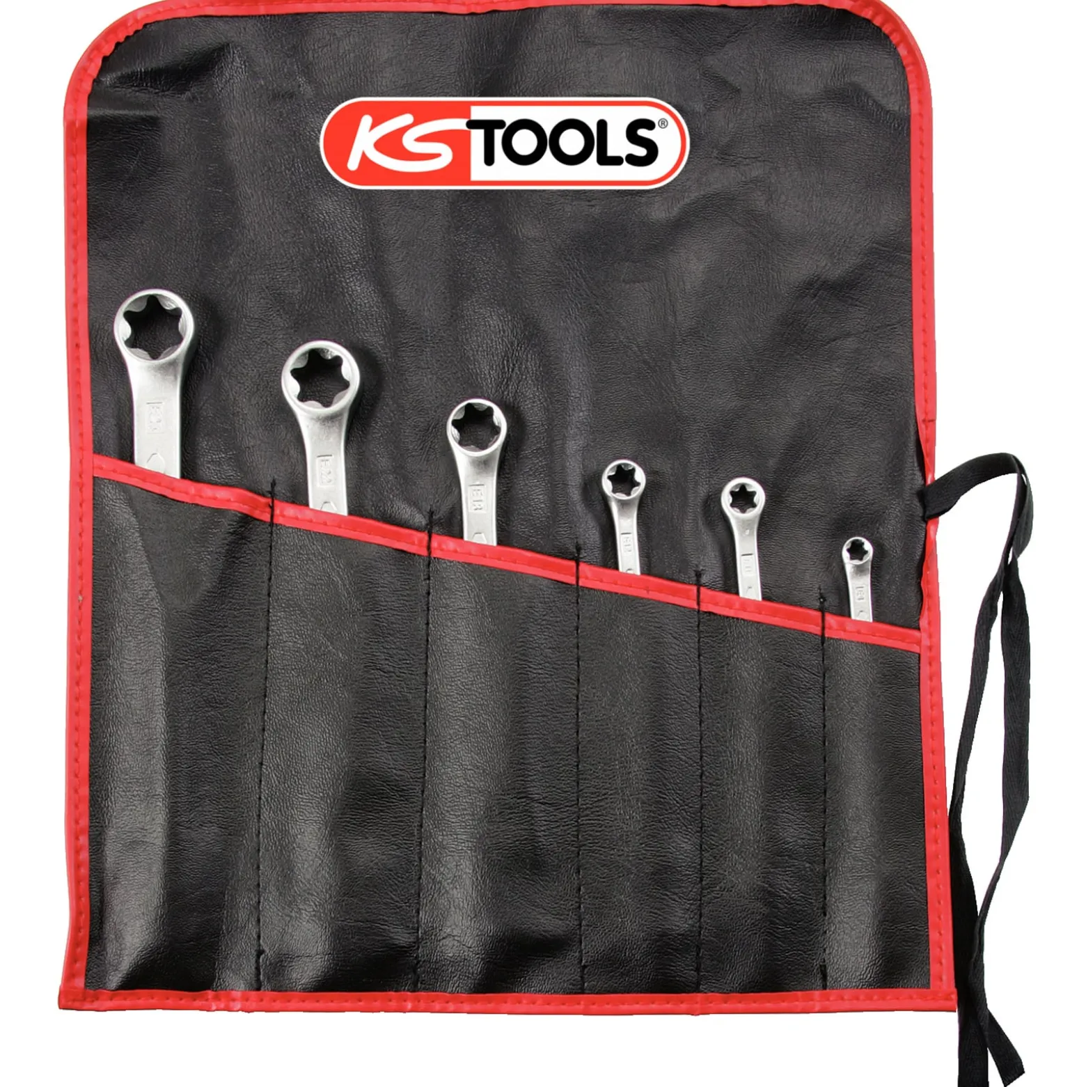 KS TOOLS Torx-E-Doppel-Ringschlüssel-Satz 6tlg. - 911.0370