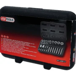 KS TOOLS Torx-Steckschlüssel- und Bit-Satz 30tlg. Bits mit Bohrung - 911.4301-2
