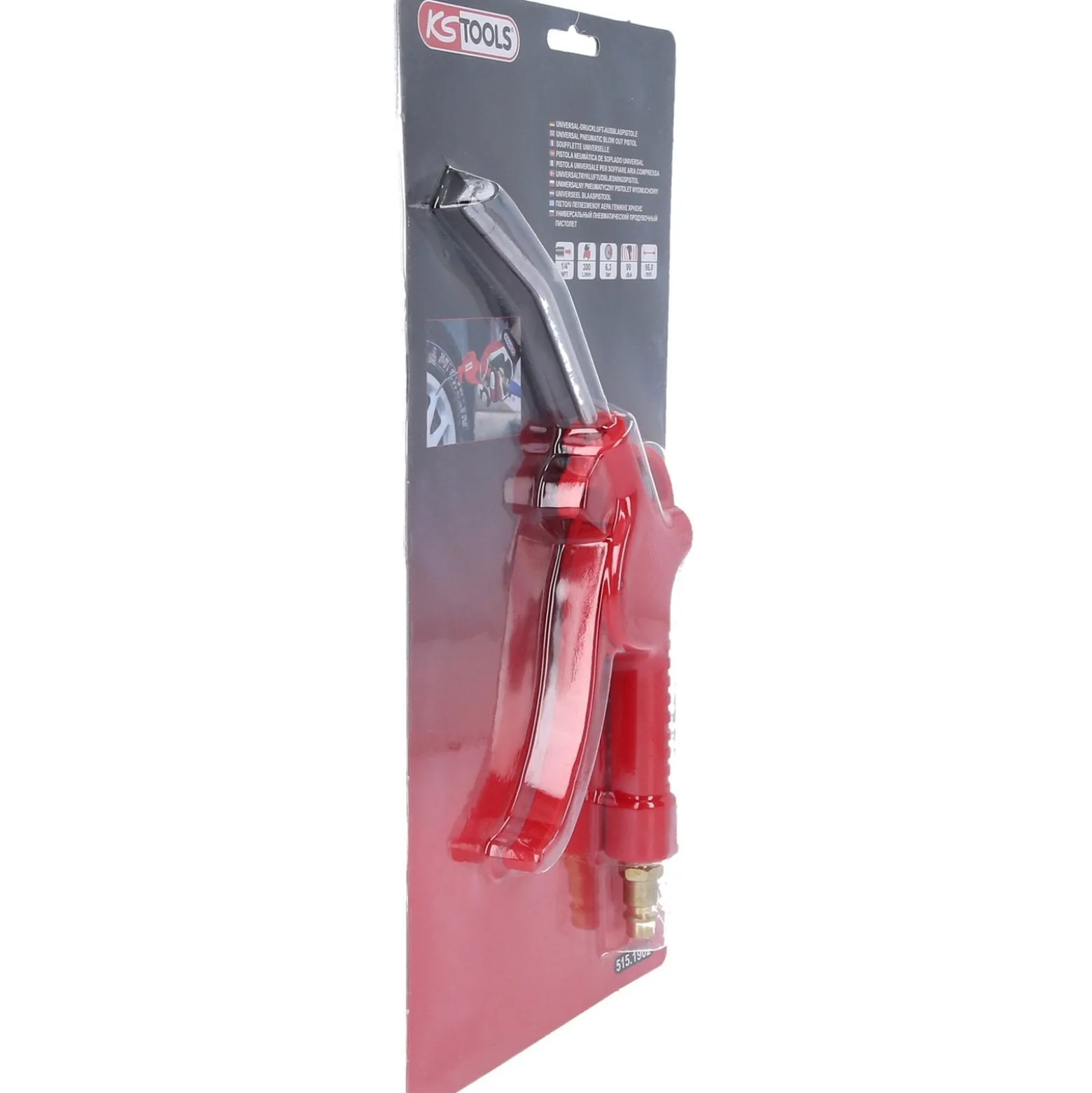 KS TOOLS Universal-Druckluft-Ausblaspistole 95 mm - 515.1902