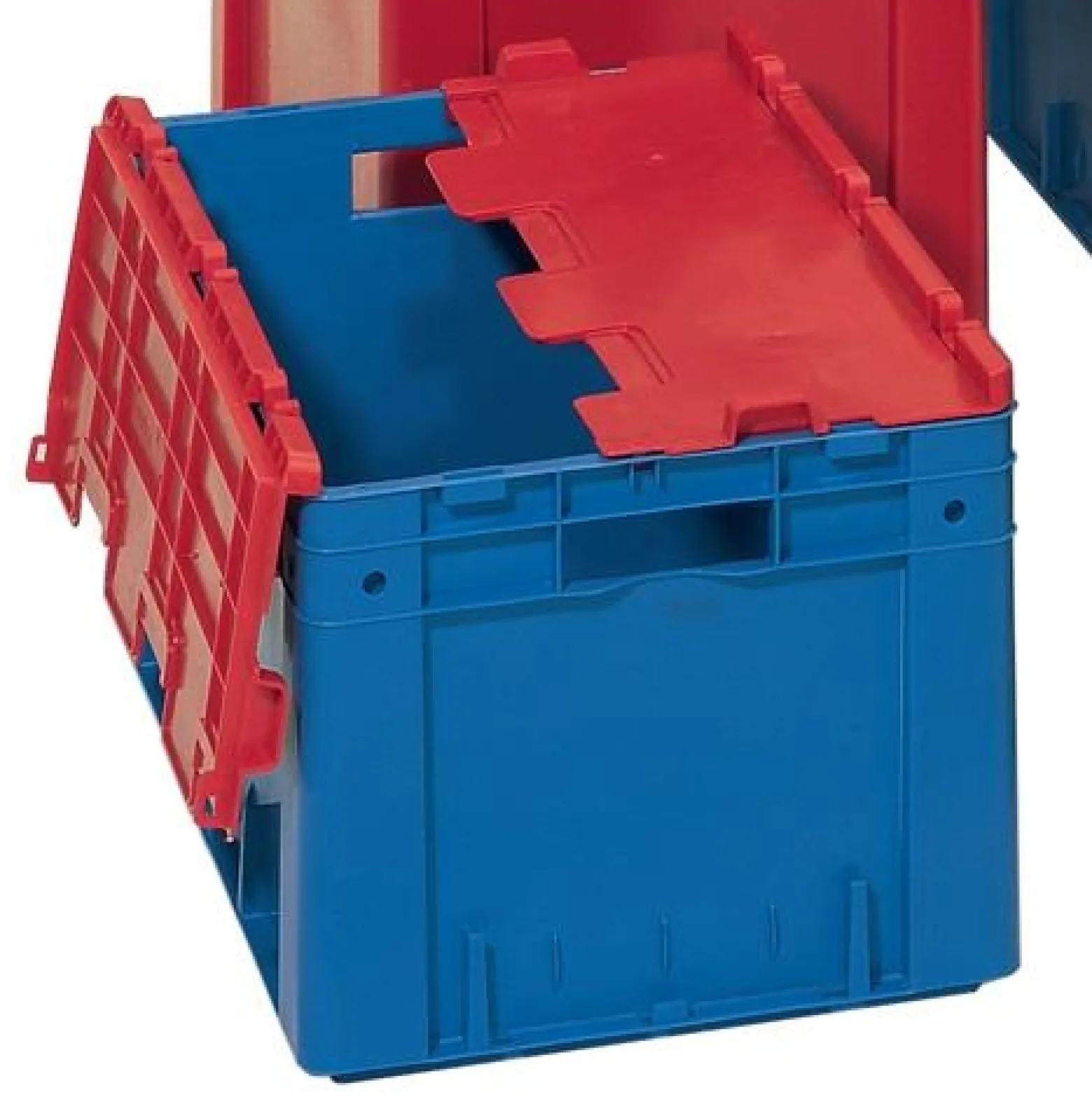 LA-KA-PE Klappdeckel PP L400xB300mm - VTK/D400K GRAU