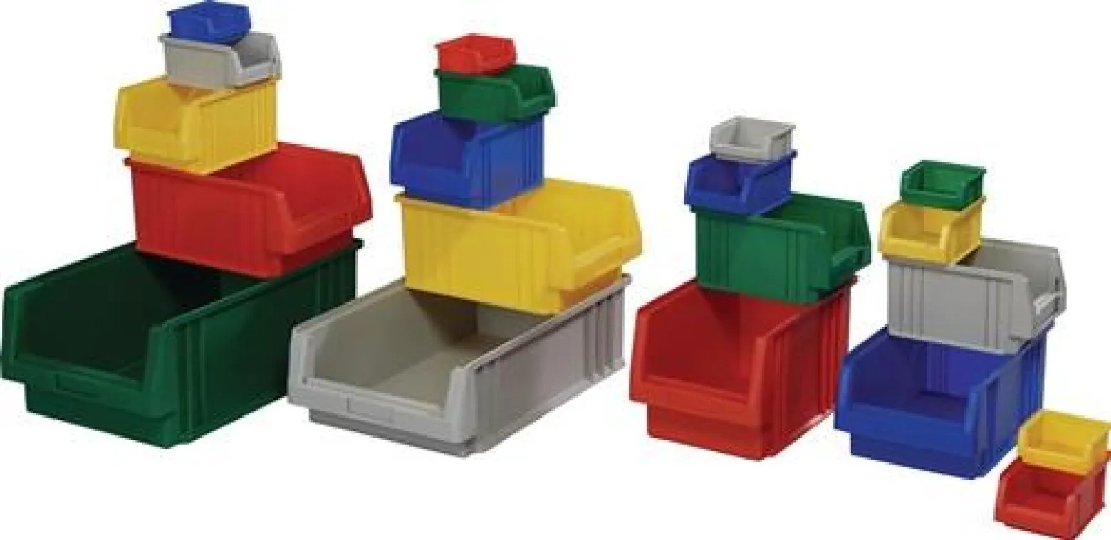 LA-KA-PE Sichtlagerkasten PLK L164 x B105 x H75 mm PP grau - 01850 02 05