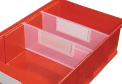 LA-KA-PE 25x Trennwand für Regalkasten B 186 mm - VKB/TR 186 - 25